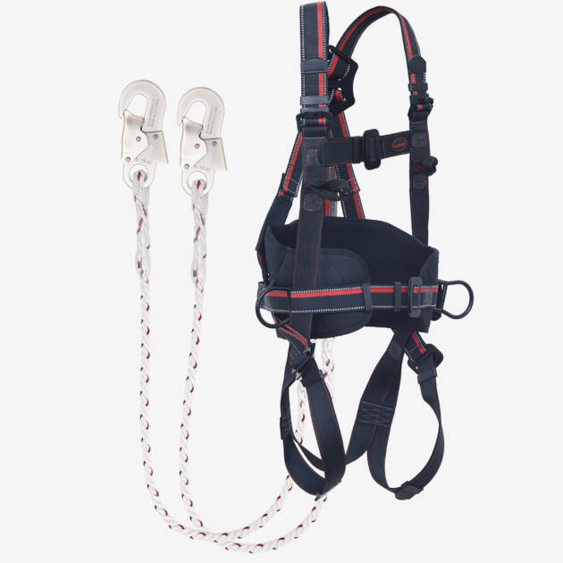 KARAM Rhino Harness PN42 with PN352 Forked Lanyards with Energy Absorber